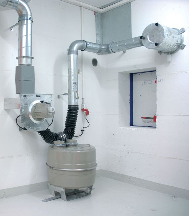 Jaytra CBRN air filtration &mdash; multi-stage NBC protection system