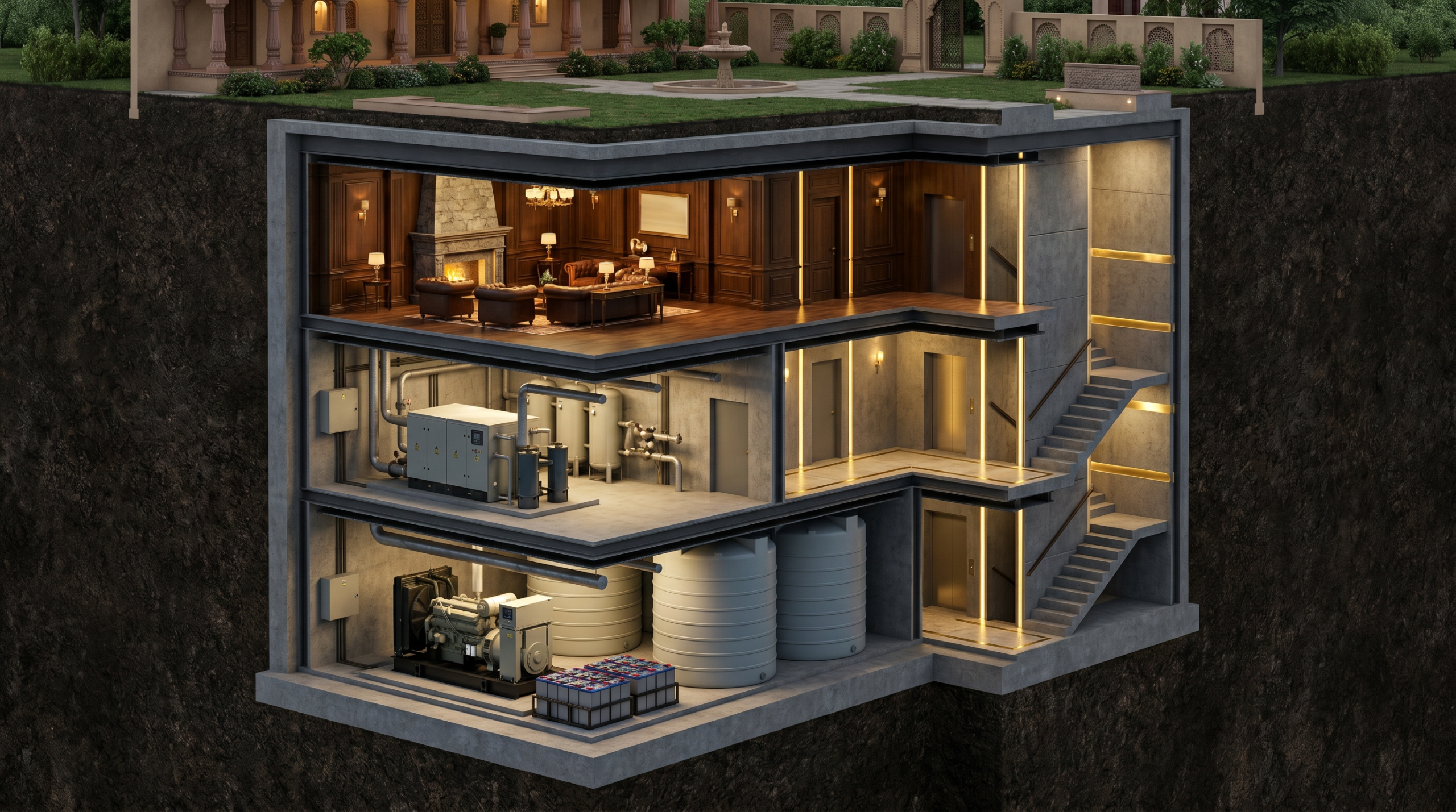 Jaytra structural engineering &mdash; reinforced steel shelter shell